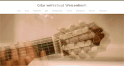 Desktop Screenshot of gitarrenfestival-weisenheim.de
