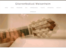 Tablet Screenshot of gitarrenfestival-weisenheim.de